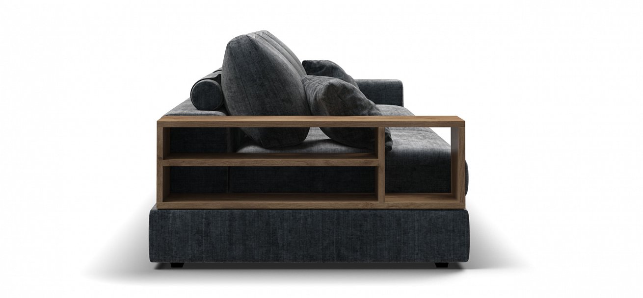 Диван-кровать Босс Модуль Макс Шенилл Глосс карбон