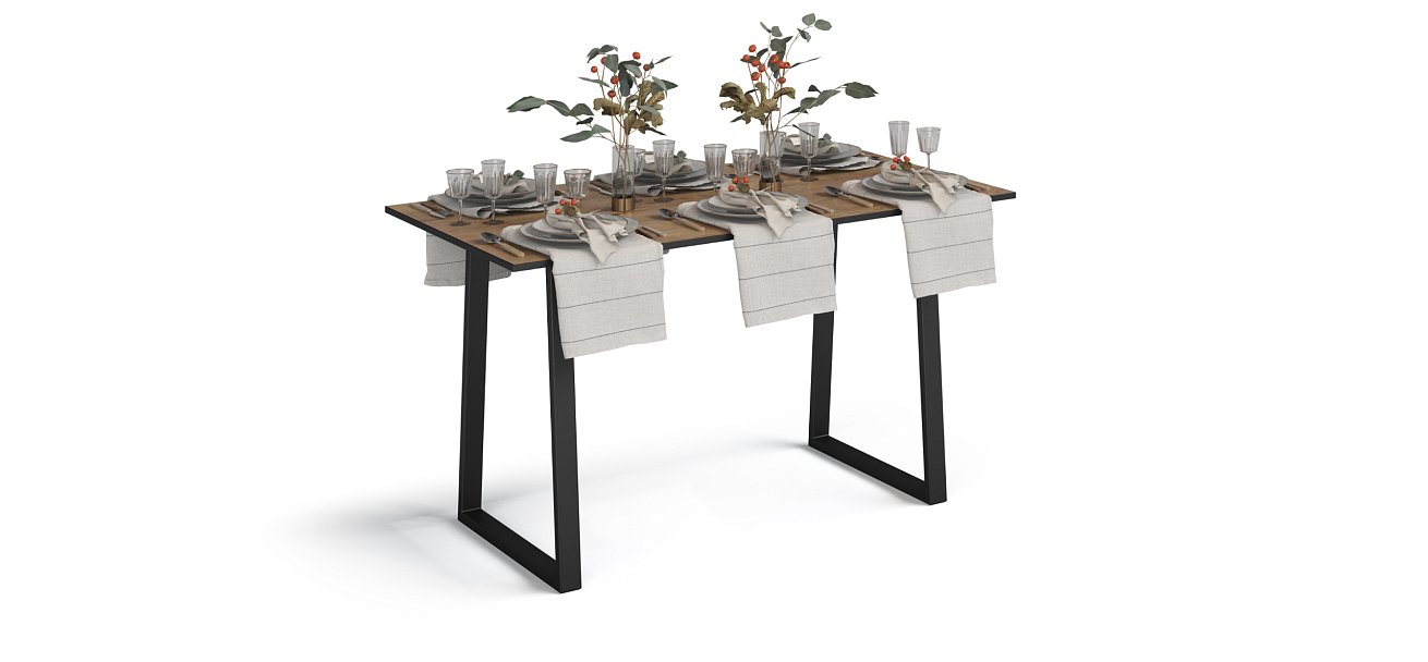 Стол Лофт-125 Крафт табачный