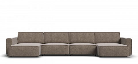 П-образный диван Босс Софт Модуль велюр Роял тауп 2