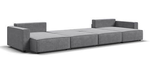 П-образный диван Босс Софт Модуль велюр Роял агат 3