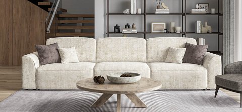 Диван Кинг Макс Шенилл Смарт кварц 2