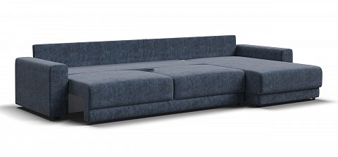 Угловой диван Босс Прайм Макс велюр Роял синий 3