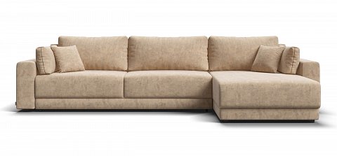 Угловой диван Босс Прайм Макс велюр Роял шампань 1