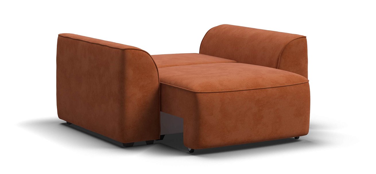 Кресло Кинг Модуль велюр Алькантара оранж