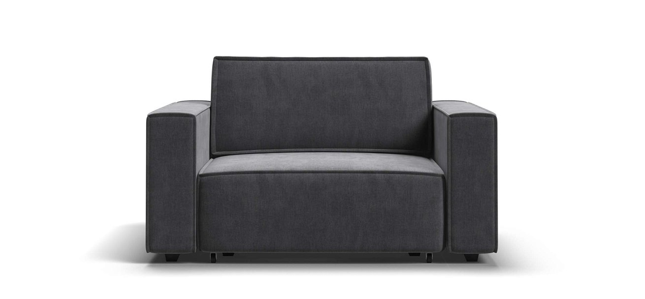 Кресло Босс Софт Модуль велюр Монолит серый