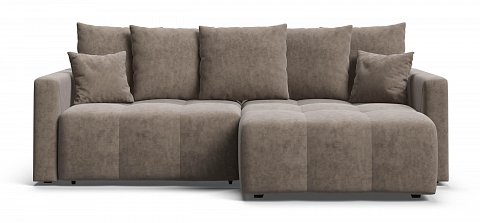 Угловой диван Босс Тренд велюр Роял тауп 1