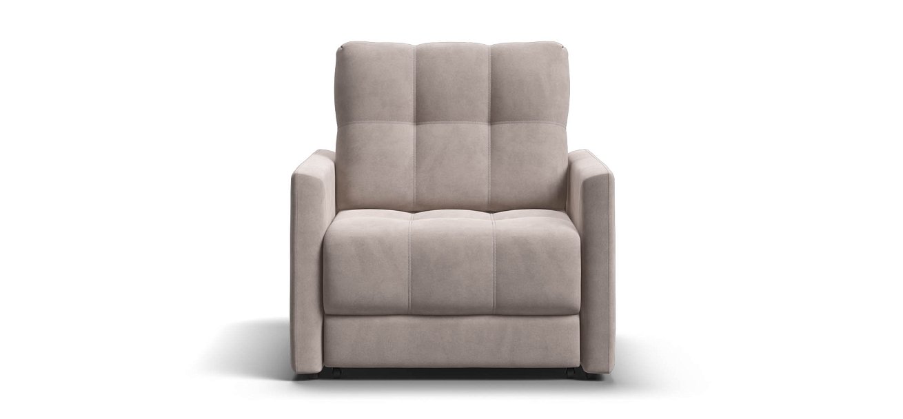 Босс Лофт кресло-кровать велюр Монолит латте