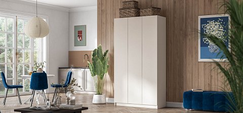 Идея 120 шкаф распашной 3Д Кашемир 2