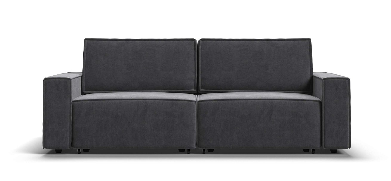 Диван Босс Софт Модуль велюр Монолит серый