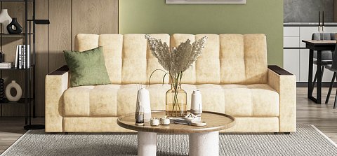 Диван Босс велюр Роял шампань 2