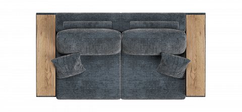 Диван-кровать Босс Модуль Шенилл Глосс карбон 3