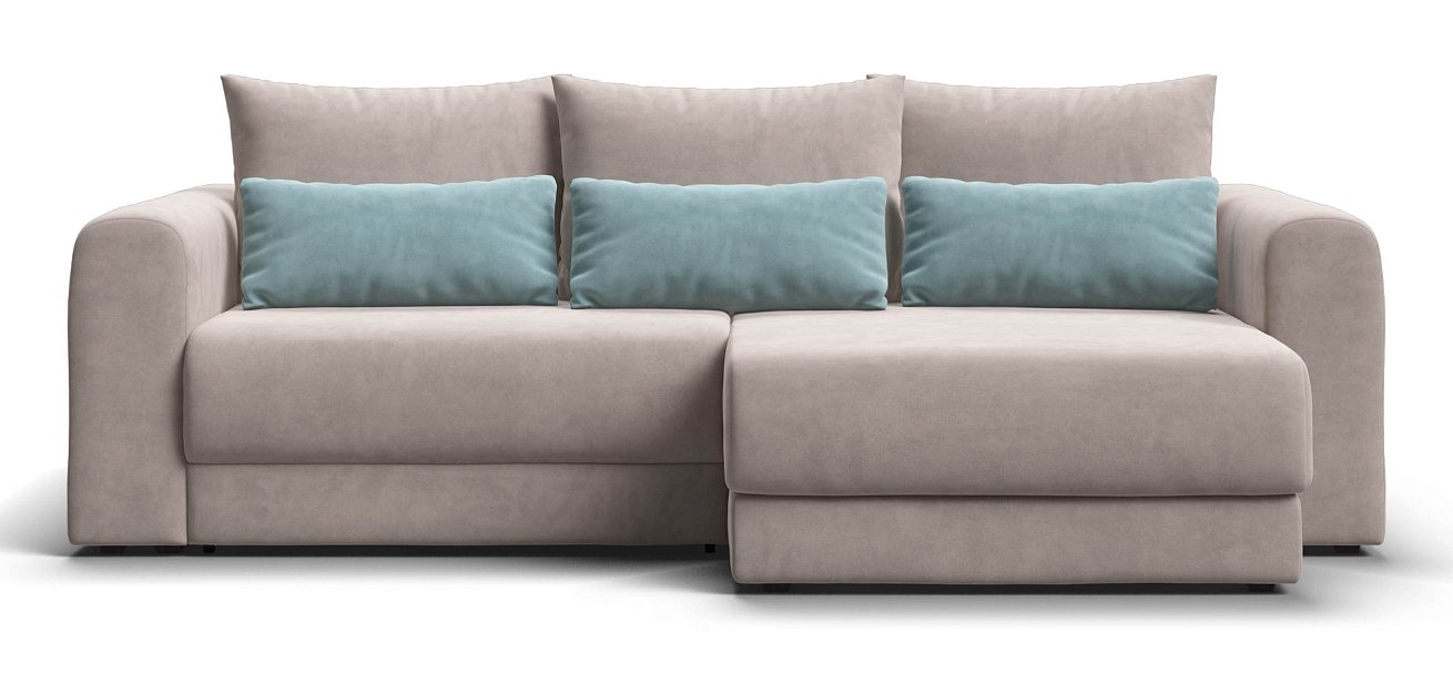 Модульный угловой диван Ричмонд Модуль велюр Монолит латте