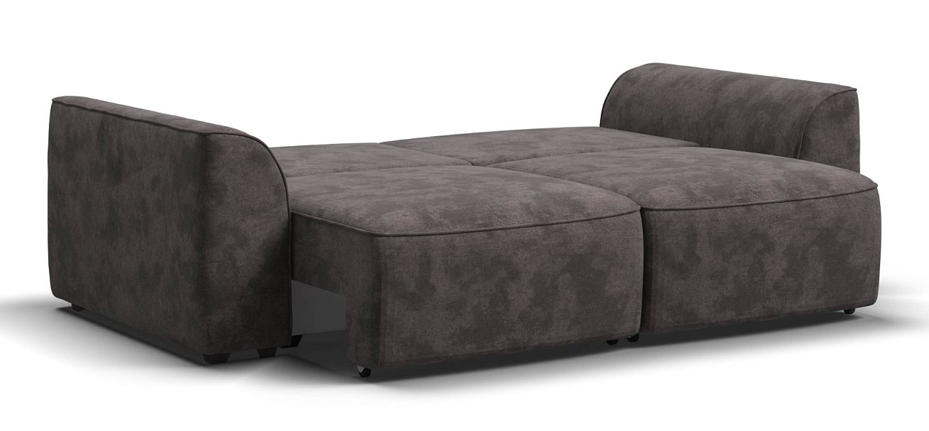 Диван Кинг Модуль велюр Алькантара серый