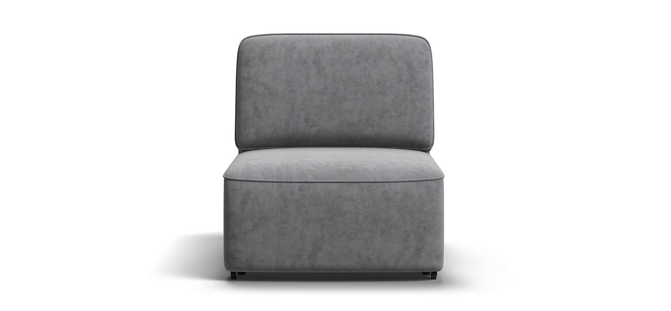 Кинг Модуль спальное место велюр Роял агат