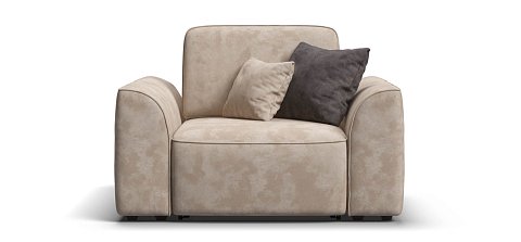 Кресло Кинг Модуль велюр Алькантара пепел 1