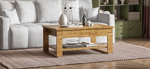 Стол журнальный Люкс Крафт табачный 2