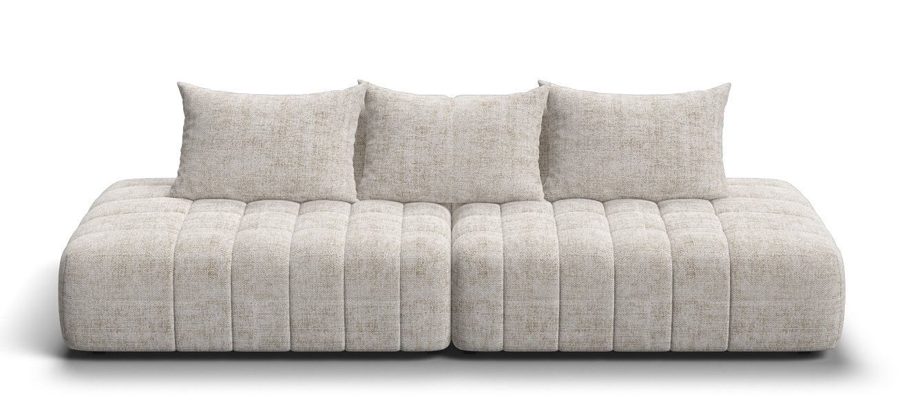 Диван Босс Твин прямой Шенилл Смарт кварц