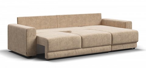 Угловой диван Босс Прайм ХЛ велюр Роял шампань 3