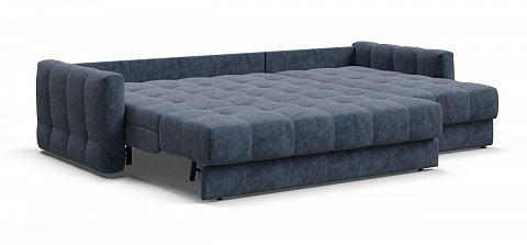 Угловой диван Босс Слип 160 велюр Роял синий 3