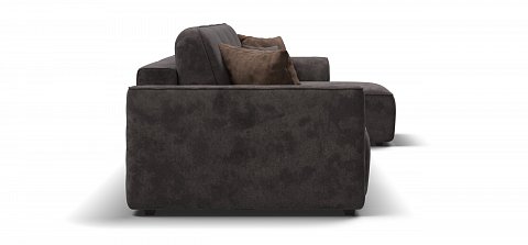 Угловой диван Кинг Модуль Макс велюр Алькантара серый 3