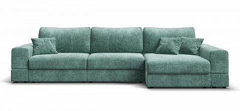 Угловой диван-кровать Босс Модуль ХЛ Шенилл Глосс минт 2