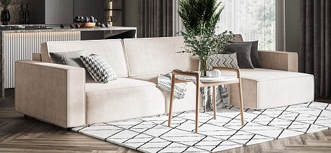 Босс Софт Модуль подлокотник 2 шт. велюр Монолит латте 2