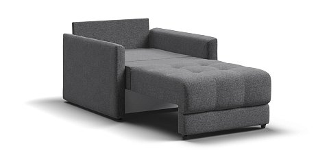 Босс Лофт кресло-кроватьРогожка Мальмо серый 3