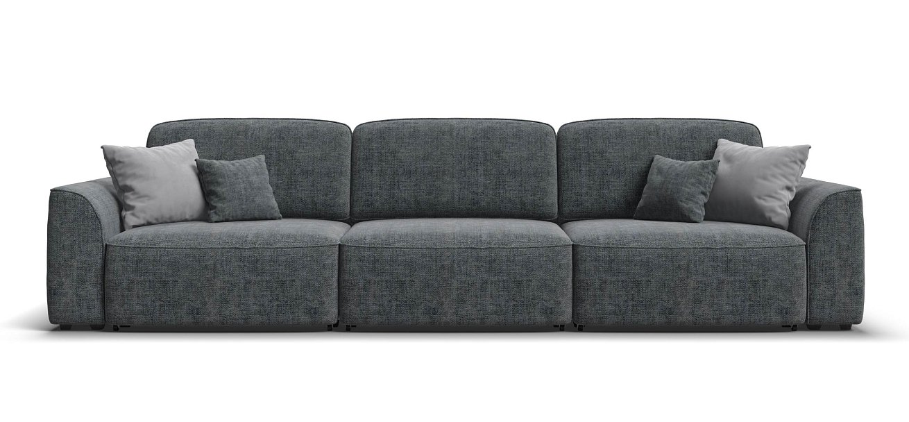 Диван Кинг Макс Шенилл Смарт серый