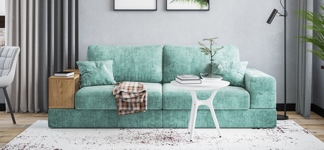 Диван-кровать Босс Модуль Шенилл Глосс минт