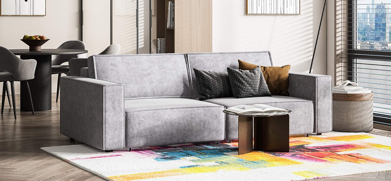 Диван Босс Софт Модуль велюр Роял агат