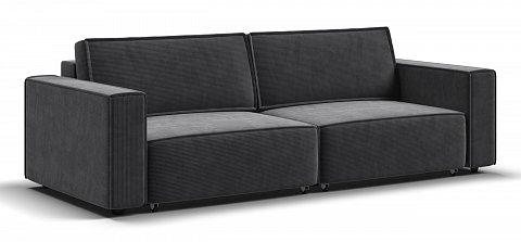 Диван Босс Софт Модуль Вельвет Корд графит 1