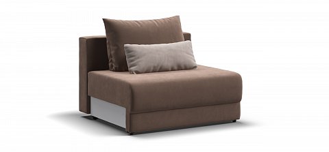 Ричмонд Модуль спальное место велюр Монолит мокко