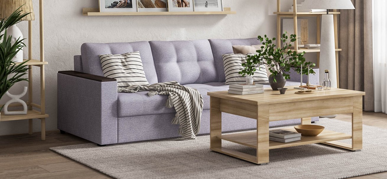 Диван Атланта НПБ 120 Мальмо платина