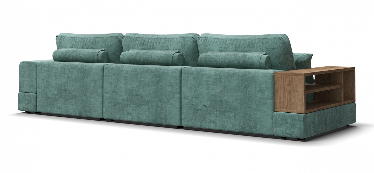 Угловой диван-кровать Босс Модуль ХЛ Шенилл Глосс минт