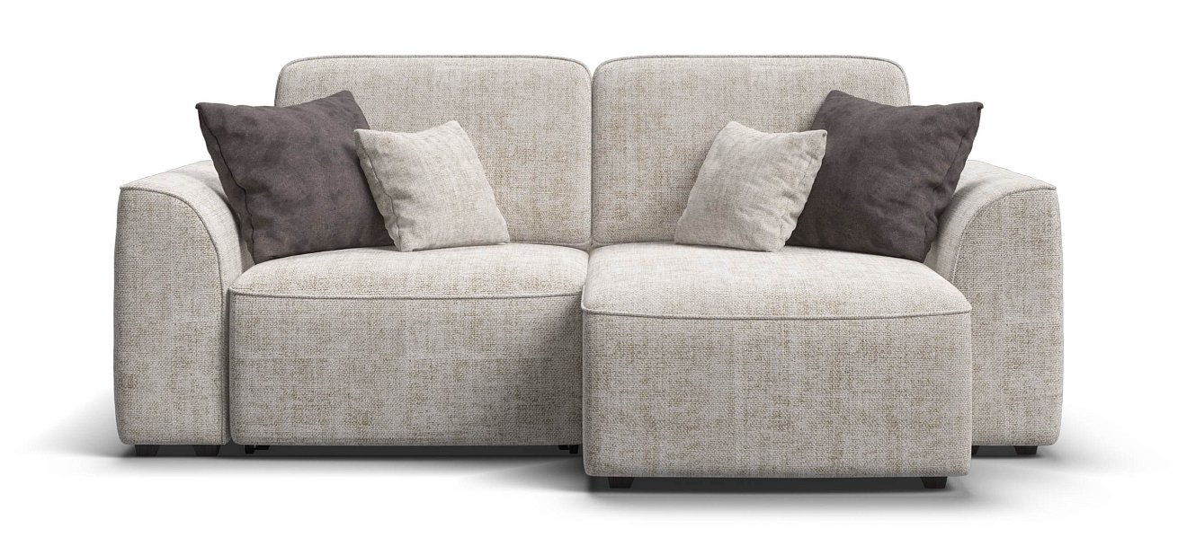 Угловой диван Кинг Модуль Шенилл Смарт кварц