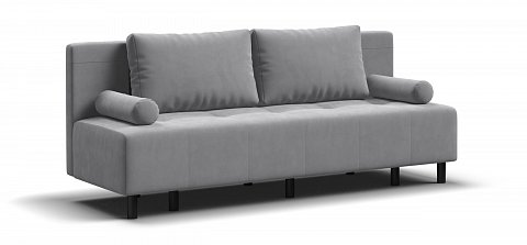 Диван Бостон Мини велюр Монолит сталь