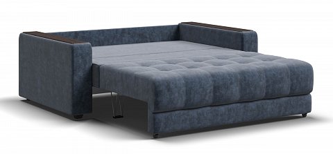 Диван Босс двухместный велюр Роял синий 3