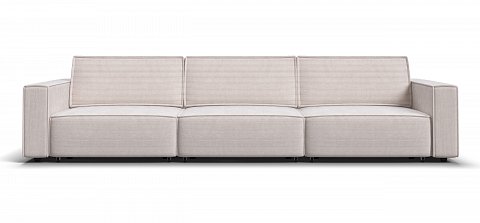 Диван Босс Софт Модуль Макс Вельвет Корд бежевый 2