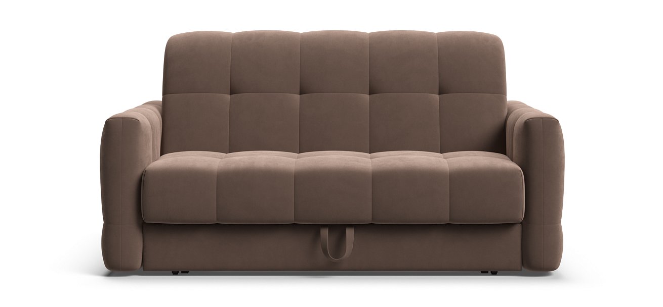 Диван Босс Слип 140 велюр Монолит мокко