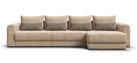 Модульный угловой диван Ричмонд Модуль Макс велюр Роял шампань 1