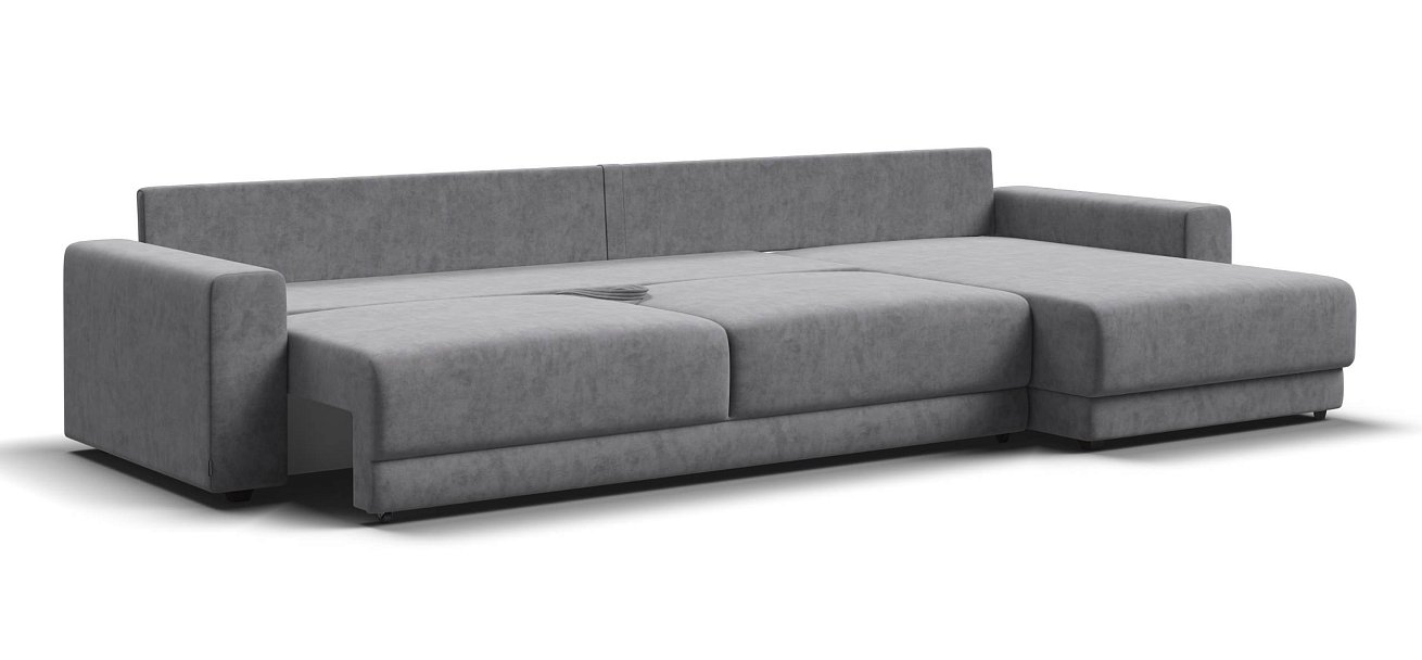 Угловой диван Босс Прайм Макс велюр Роял агат