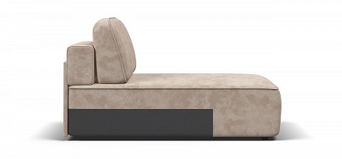 Кинг Модуль оттоманка велюр Алькантара пепел 3