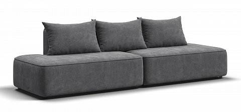 Диван Кинг Твин Шенилл Клауд графит