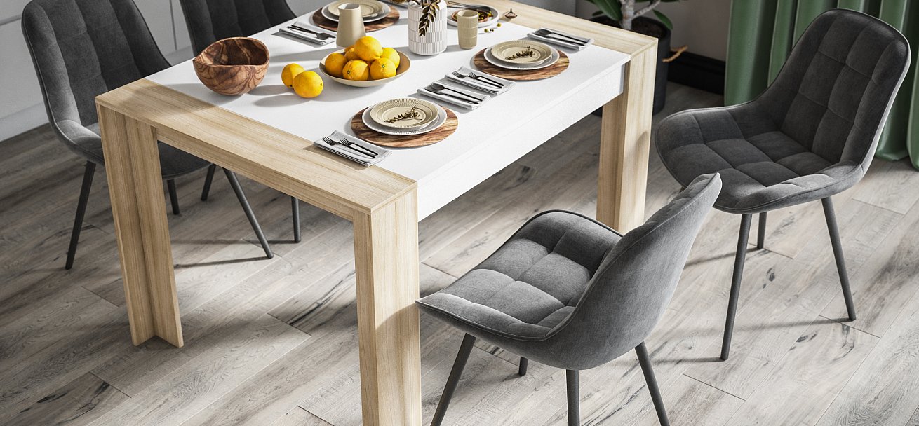 Стул Турин Велутто Серый, черный