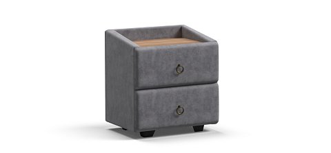 Тумба Босс Классик велюр Роял агат, Орех Селект 1