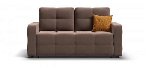 Диван Денди двухместный велюр Монолит мокко 1