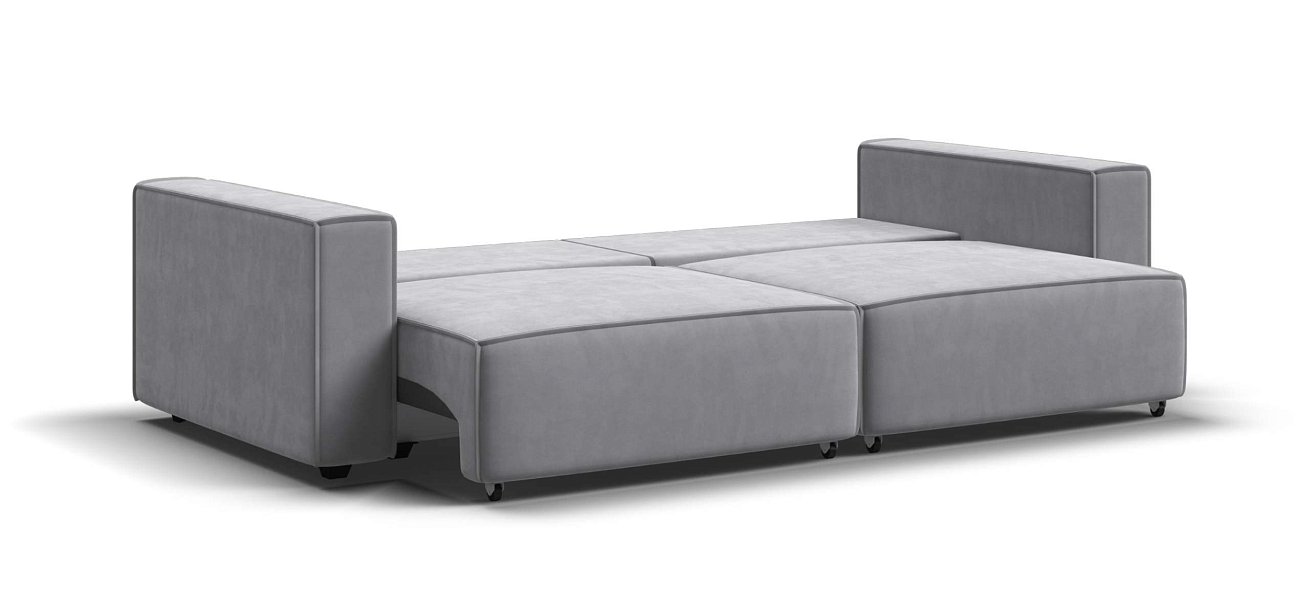 Диван Босс Софт Модуль велюр Монолит сталь