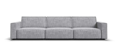 Диван Босс Софт Модуль Макс Вельвет Корд серый 1