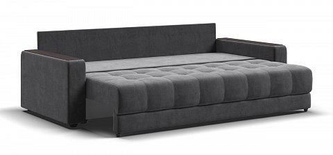 Диван Босс велюр Монолит серый 3