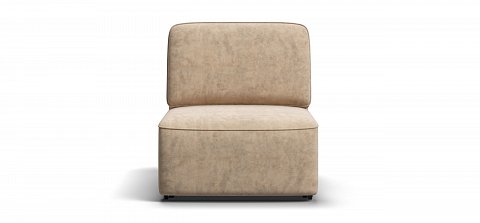 Кинг Модуль спальное место велюр Роял шампань 2